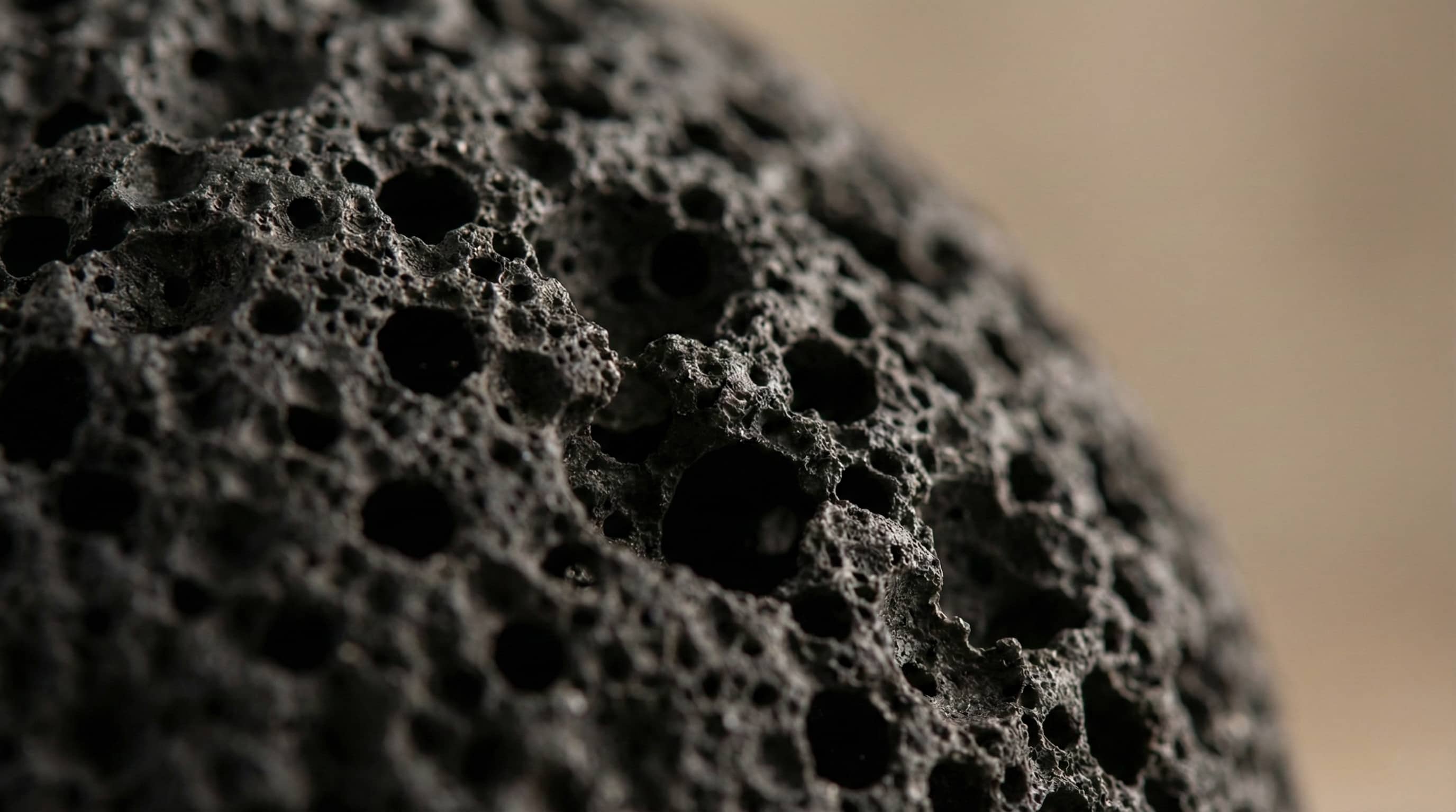 Image of pumice stone super close